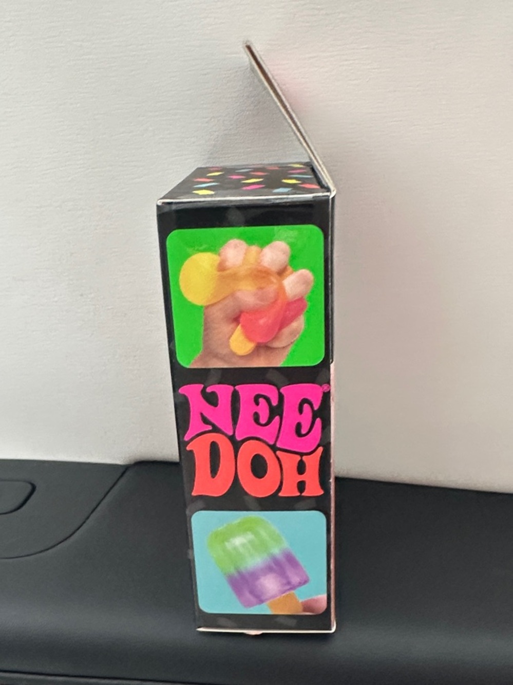 Nee Doh Nice-Sicle Squishy Toy - Pink and Orange Popsicle Stress Reliever. - Picture 4 of 5